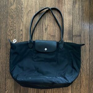 Elegant Black Tote Bag